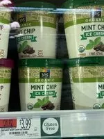 Mängden socker i Organic mint chip ice cream