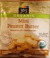 Mängden socker i organic mini peanut butter