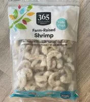 Mängden socker i Uncooked Individually quick frozen farm raised shrimp