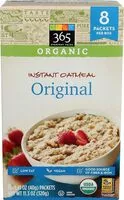 Mängden socker i Organic instant oatmeal original