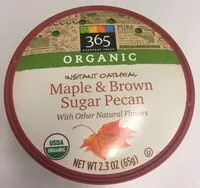 Mängden socker i Organic maple & brown sugar pecan instant oatmeal