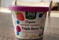 Mängden socker i Instant oatmeal triple berry
