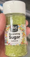 Mängden socker i Decorating sugar green