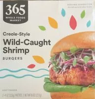 Mängden socker i Creole seasoning shrimp burgers