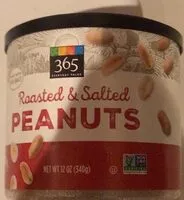Mängden socker i Roasted & salted peanuts