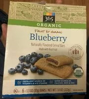 Mängden socker i Organic Blueberry Fruit & Grain Bars