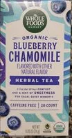 Mängden socker i Organic Blueberry Chamomile Herbal Tea