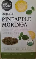Mängden socker i herbal tea pineapple moringa