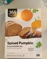 Mängden socker i Pumpkin spiced bread & muffin mix