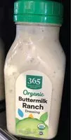 Mängden socker i Organic Batermilk Ranch