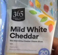 Mängden socker i Mild white cheddar cheese