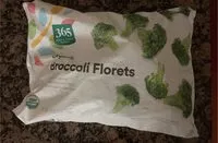 Mängden socker i Organic Broccoli Florets