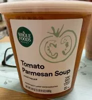 Mängden socker i Tomato parmesan soup