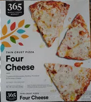 Mängden socker i Four Cheese Thin Crust Pizza