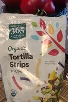 Mängden socker i 365 tortilla strips tri-colored