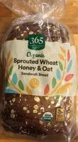 Mängden socker i Organic Sprouted wheat honey & oat bread