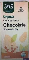 Mängden socker i Organic unsweetened chocolate almondmilk