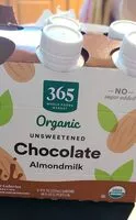 Mängden socker i Organic unsweetened chocolate almondmilk