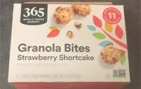 Mängden socker i Strawberry shortcake granola bites