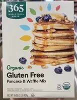 Mängden socker i Organic Gluten Free Pancake & Waffle Mix