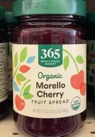Mängden socker i Organic morello cherry fruit spread