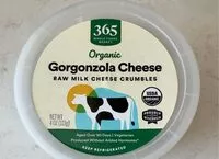 Mängden socker i Organic Gorgonzola Cheese Crumbles