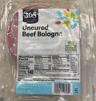 Mängden socker i Uncured Beef Bologna