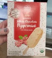Mängden socker i Organic white chocolate peppermint ice cream bars
