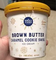 Mängden socker i Brown butter caramel cookie swirl ice cream