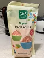 Mängden socker i Organic Red Lentils