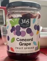 Mängden socker i Concord Grape Fruit Spread