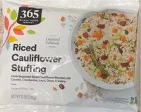 Mängden socker i Riced Cauliflower Stuffing