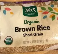 Mängden socker i Organic brown rice