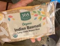 Mängden socker i Indian basmati long gran brown rice