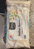 Mängden socker i Indian basmati long grain white rice