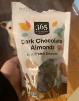 Mängden socker i Dark Chocolate Almonds