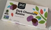 Mängden socker i Dark Chocolate Raisins