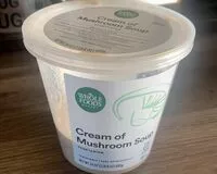 Mängden socker i Cream of Mushroom Soup Vegetarian