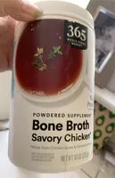 Mängden socker i Bone Broth -savory chicken
