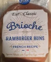 Mängden socker i Brioche Hamburger Buns