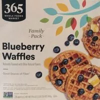 Mängden socker i Blueberry Waffles