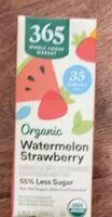 Mängden socker i Juice organic watermelon strawberry
