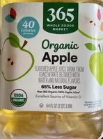 Mängden socker i Organic Apple juice