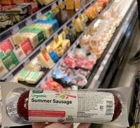 Mängden socker i Organic summer sausage