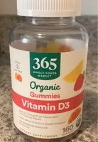 Mängden socker i Organic Gummies Vitamin D3