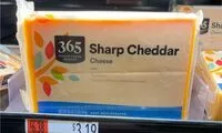 Mängden socker i Sharp cheddar