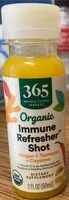 Mängden socker i Immune refresher shot