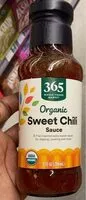 Mängden socker i Organic sweet chilli