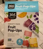 Mängden socker i Fruit Pop-Ups