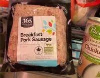 Mängden socker i Breakfast pork saiaage